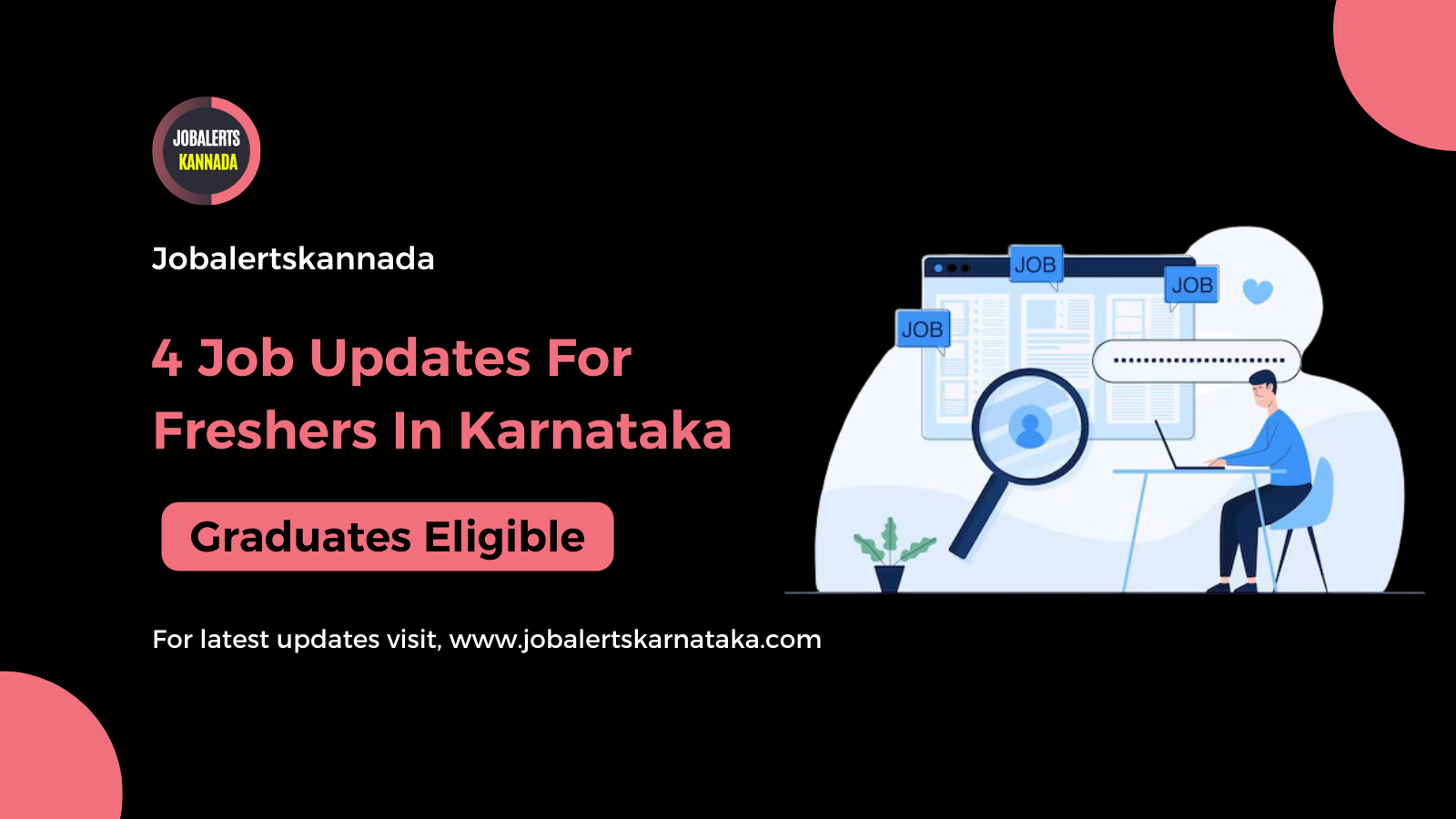 4 Job Updates For Freshers In Karnataka